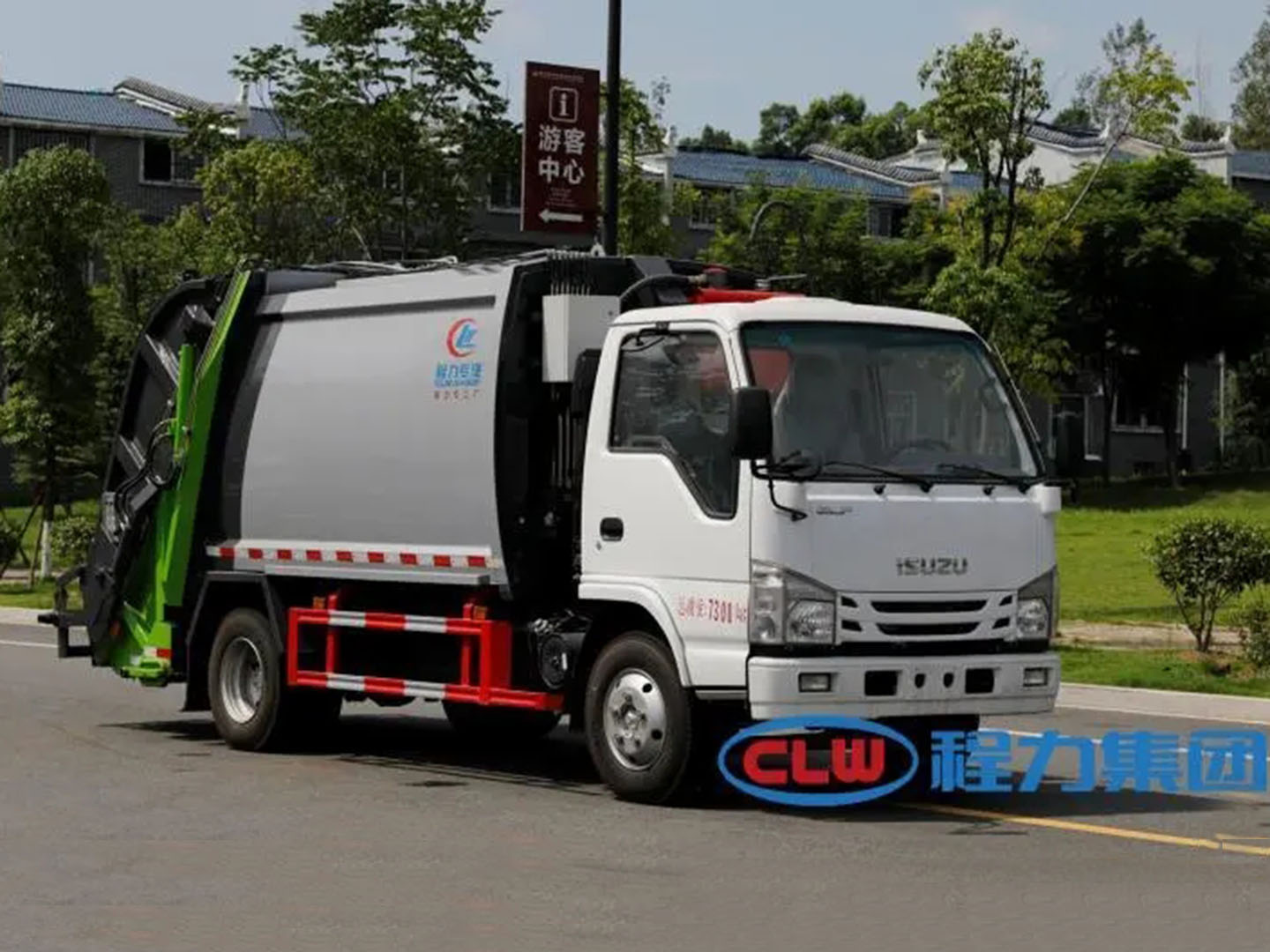 國(guó)六五十鈴6方壓縮垃圾車